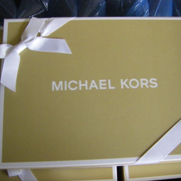 Michael Kors Jet Set Signature Logo Crossbody Bag Metallic Rose Gold Multi Boxed - Picture 9 of 10